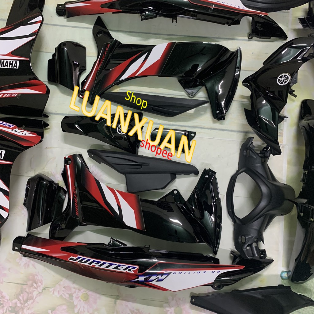 Bộ Dàn áo xe máy  JUPITER MX -MÀU ĐEN -jupiter gavita  - Hàng việt nam - nhựa nguyên sinh  loại 1 cao cấp