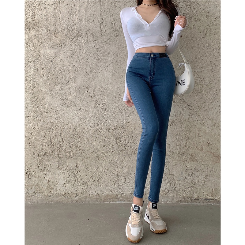 Quần skinny nữ ôm dáng co giãn thời trang trẻ trung