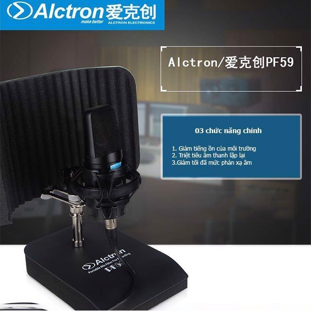 Màn chắn âm dùng cho phòng thu cá nhân Alctron PF59