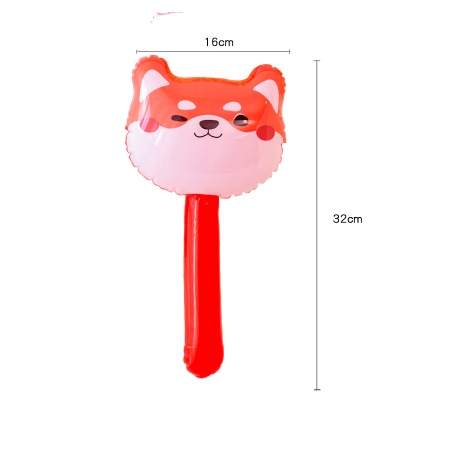 [LOẠI TO] BÓNG PHAO HÌNH CÂY BÚA, BÓNG NHỰA PVC BƠM HƠI HÌNH THÚ DỄ THƯƠNG [ĐỒ CHƠI TRẺ EM]
