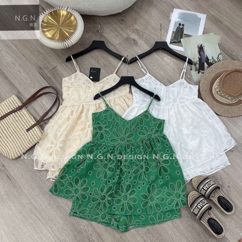 Sét hai dây hoa tơ kính