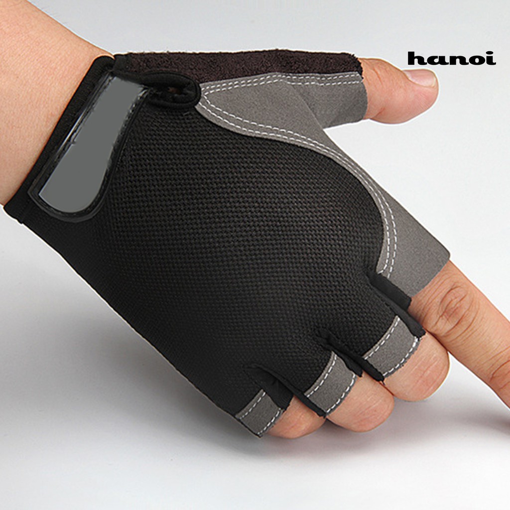 Găng Tay Hở Ngón Hỗ Trợ Nâng Tạ Chống Trượt