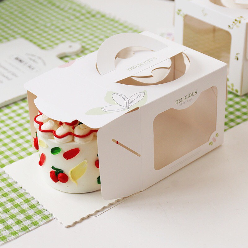 SET 5 HỘP GIẤY HOA CÚC ĐỰNG BÁNH BENTO