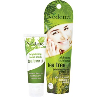 Sữa Tẩy Tế Bào Chết Tràm Trà VEDETTE Brightening Facial Scrub Tea Tree Oil 45ml