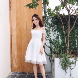 ☘️váy trễ vai☘️ váy thiết kế☘️ đầm dự tiệc