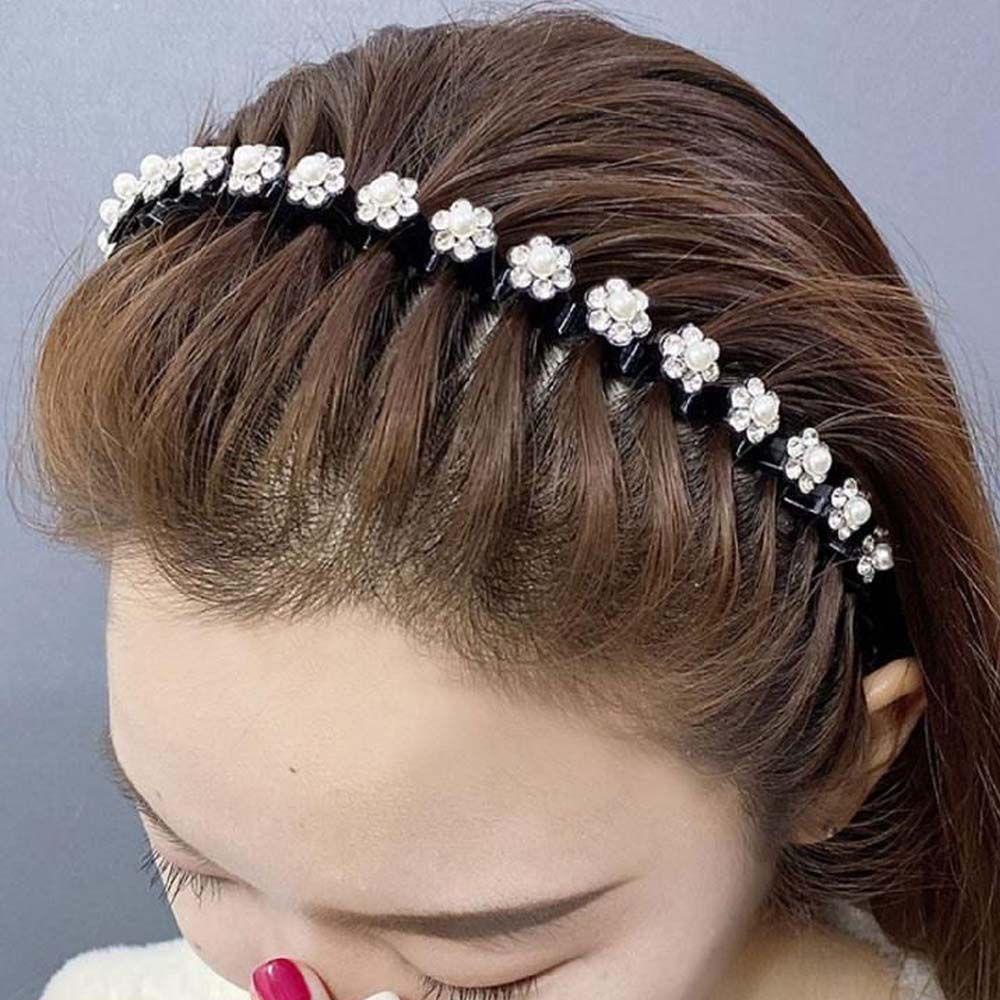 Băng Đô Cài Tóc Răng Cưa Họa Tiết Hoa Thời Trang Cho Nữ