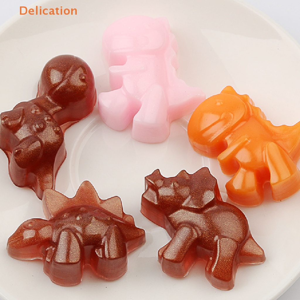 Khuôn Silicone Tạo Hình Làm Bánh Kẹo Hình Khủng Long DIY
