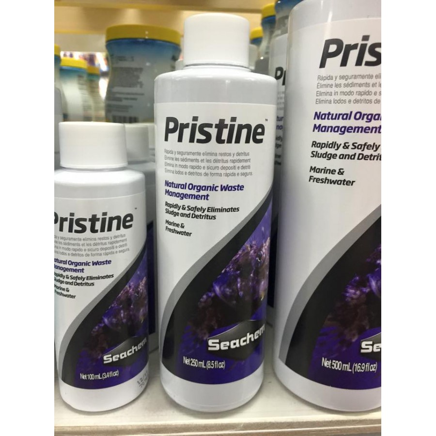 SEACHEM PRISTINE - Vi Sinh Cao Cấp Giúp Phân Hủy Chất Hữu Cơ và Làm Trong Nước Hồ Cá