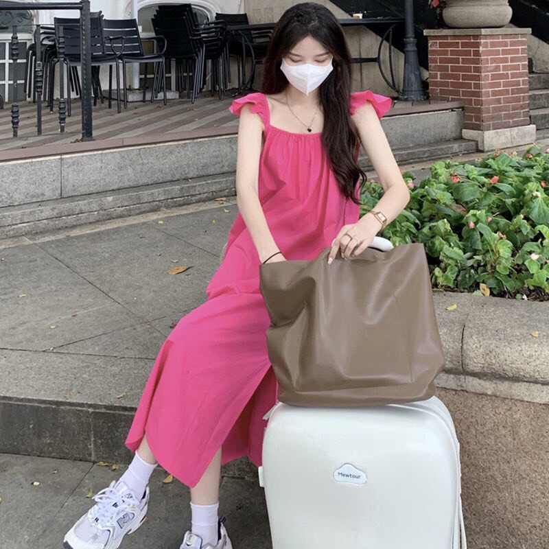 váy dây tay cánh tiên