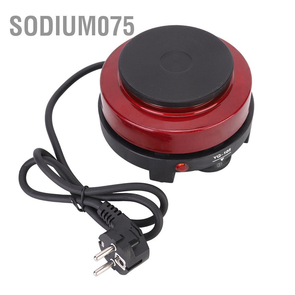 Có thể bán buôn Máy sưởi bếp điện mini di động gia đình 500W (Ổ cắm 220-240V EU màu đỏ) Sodium075 Hàng giao ngay