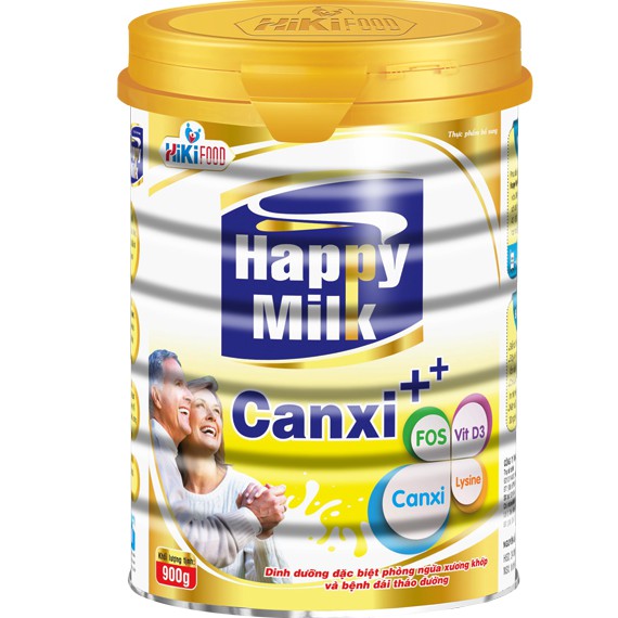 Sữa bột Happy Milk Canxi ++ 900g