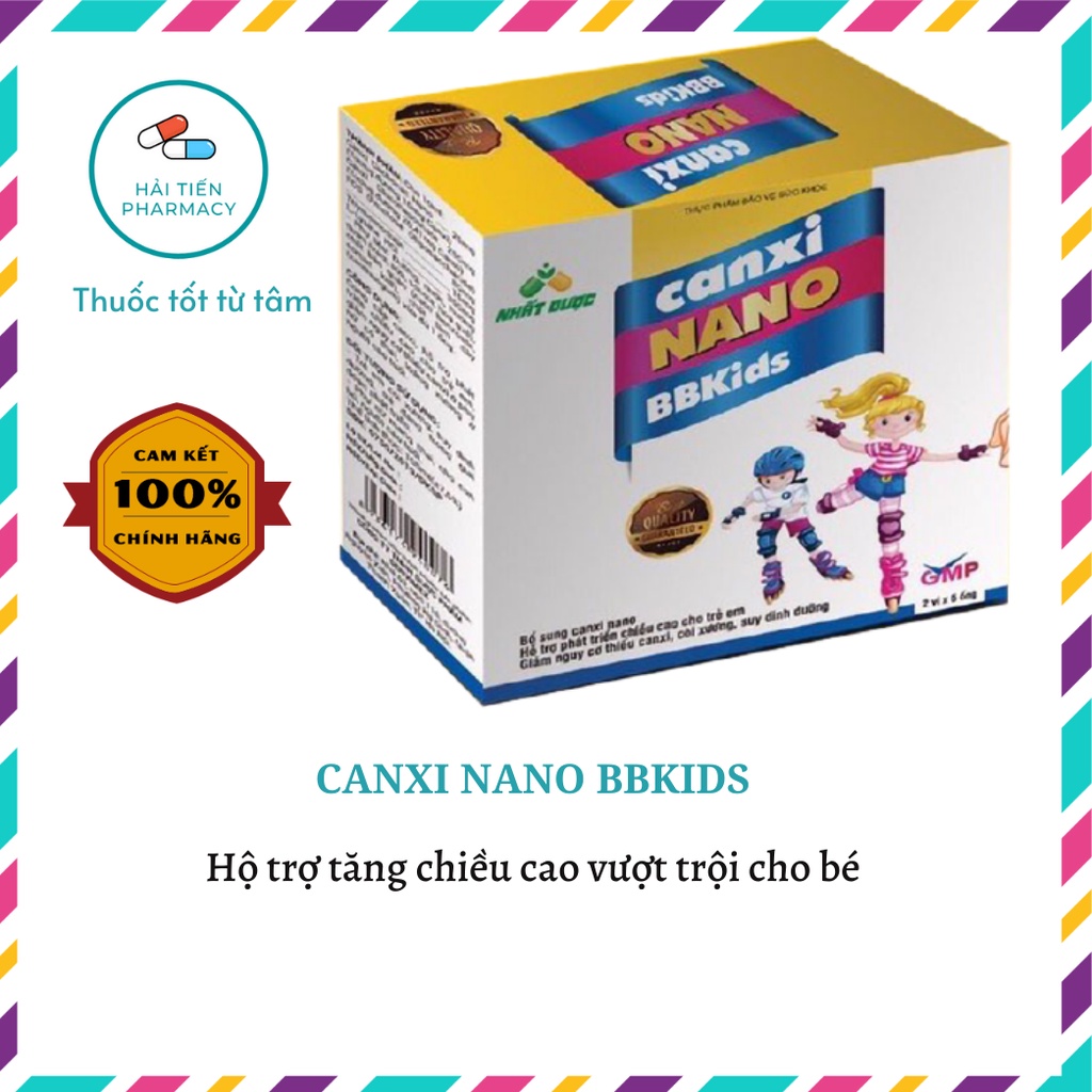 Canxi Nano cho bé - Canxi Nano BBKids - 10 ống