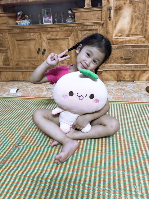 Gấu Bông Hình Mầm Cây Size 45Cm  Có Ảnh Thật  Thú Nhồi Bông Mầm Cây 45Cm Cute Siêu Dễ Thương