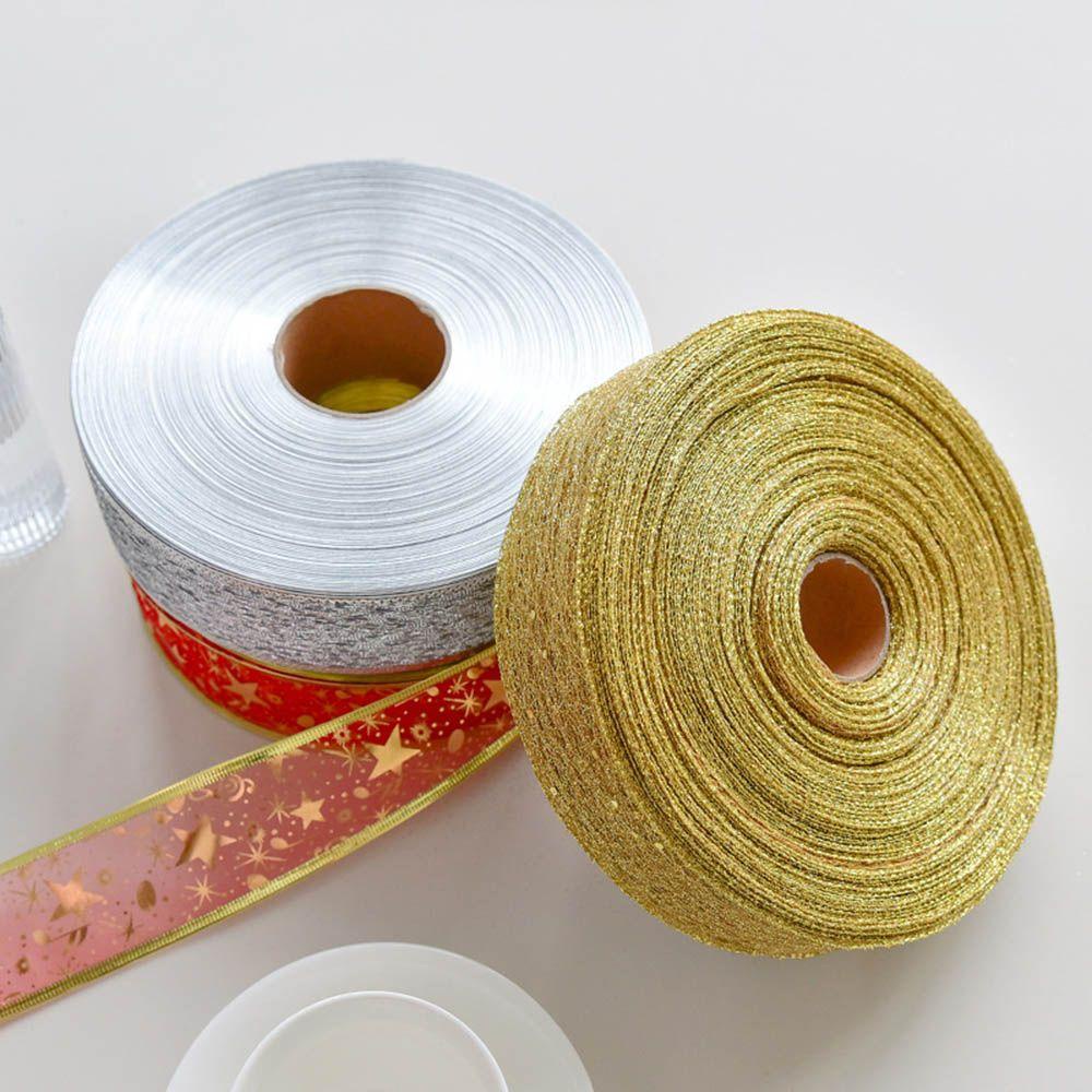 Cuộn Dây Ruy Băng Kim Tuyến Lấp Lánh Dùng Trang Trí Giáng Sinh