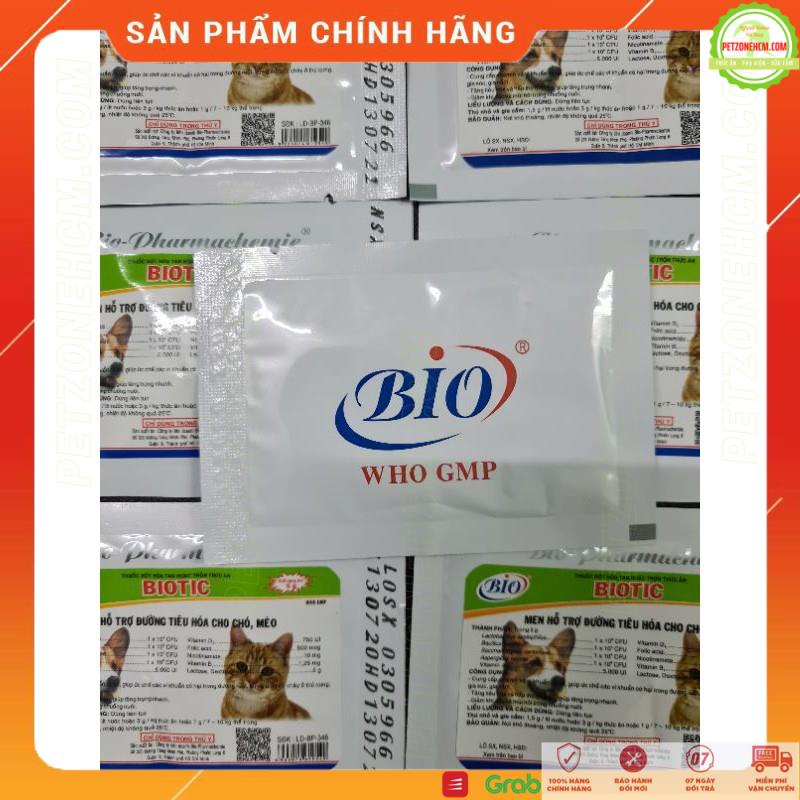 [COMBO]Men tiêu hoá cho chó mèo BIOTIC 5g  FREESHIP  Ổn định vi sinh|ngừa tiêu chảy|giảm mùi hôi|kích thích tiêu hoá