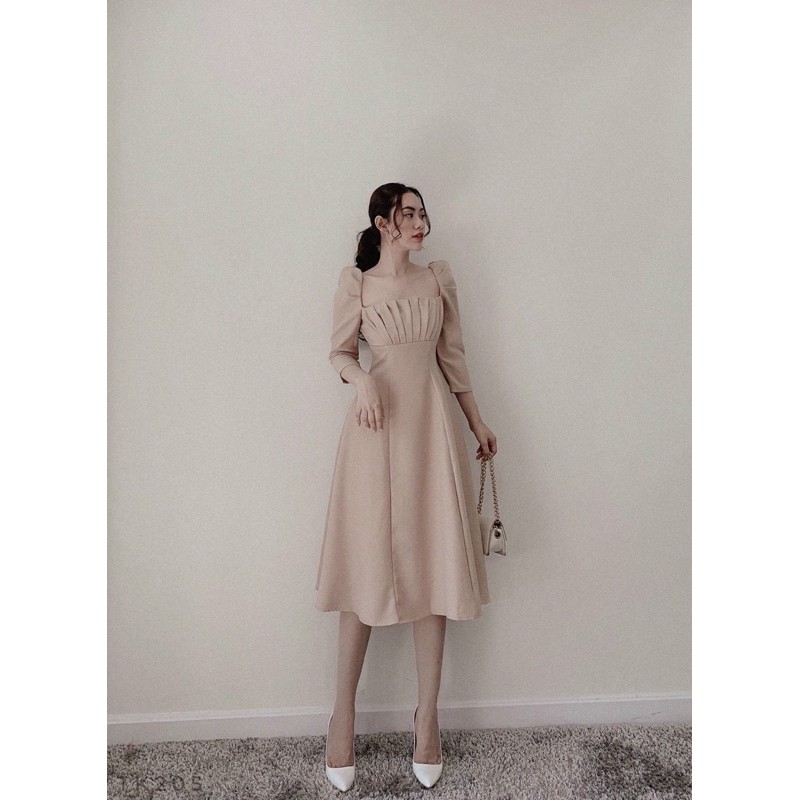 Đầm dự tiệc ❤️Hình thật 100%❤️Đầm dự tiệc tay lửng xếp li ngực | BigBuy360 - bigbuy360.vn