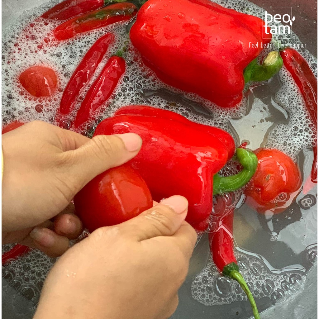 Xà phòng Sạch An Bèo Tấm Xà phòng rửa an toàn từ thiên nhiên, rửa trái cây, rửa thực phẩm, rửa bình sữa cho trẻ sơ sinh