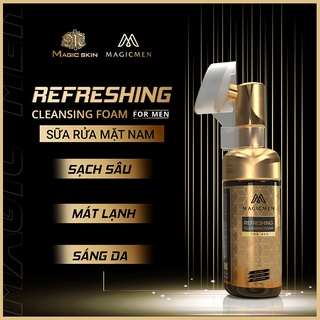 Sữa rửa mặt nam giới, sữa rửa mặt tạo bọt trắng da cho nam sạch sâu kiềm dầu dưỡng ẩm cho da dùng cho mọi loại da