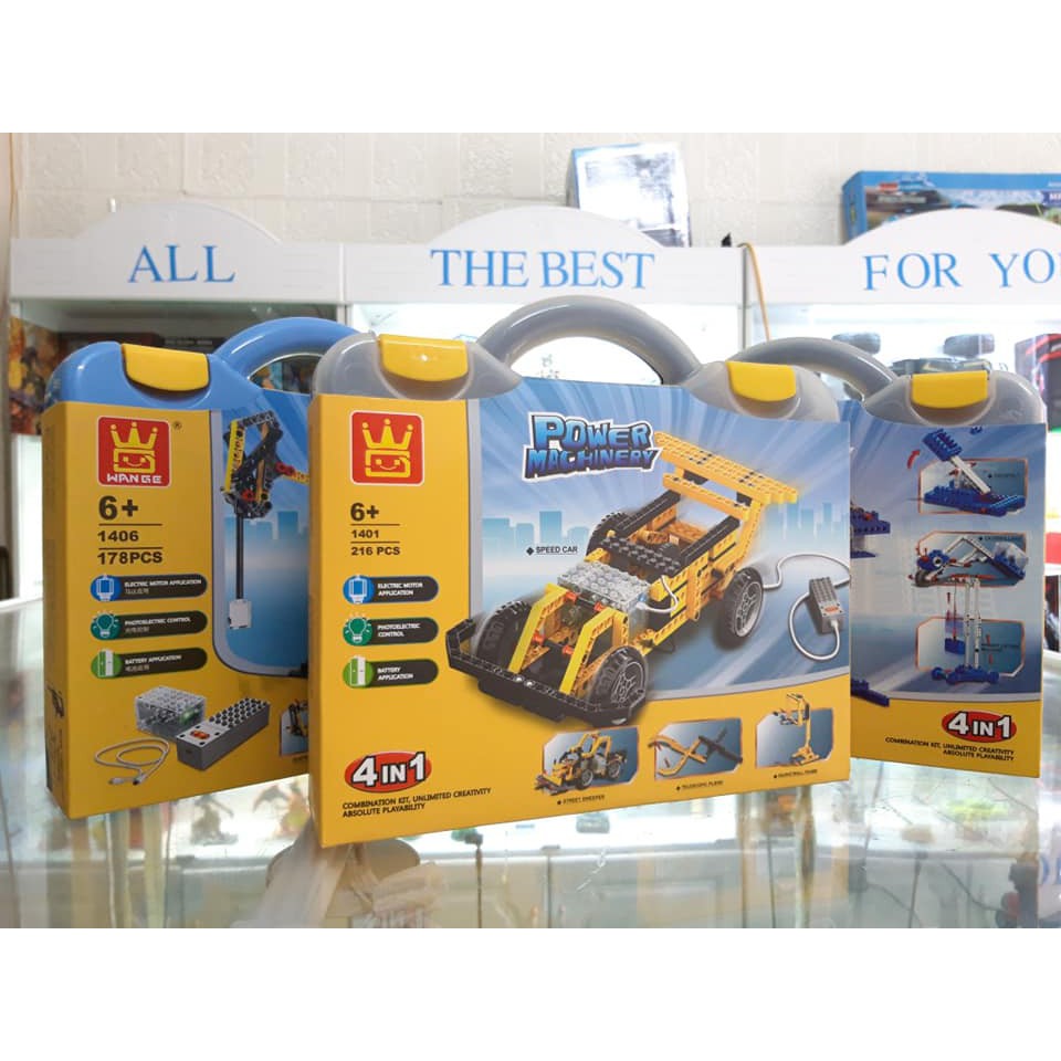 Bộ xếp hình có động cơ LEGO phát triển khả năng  sáng tạo trí tuệ của trẻ