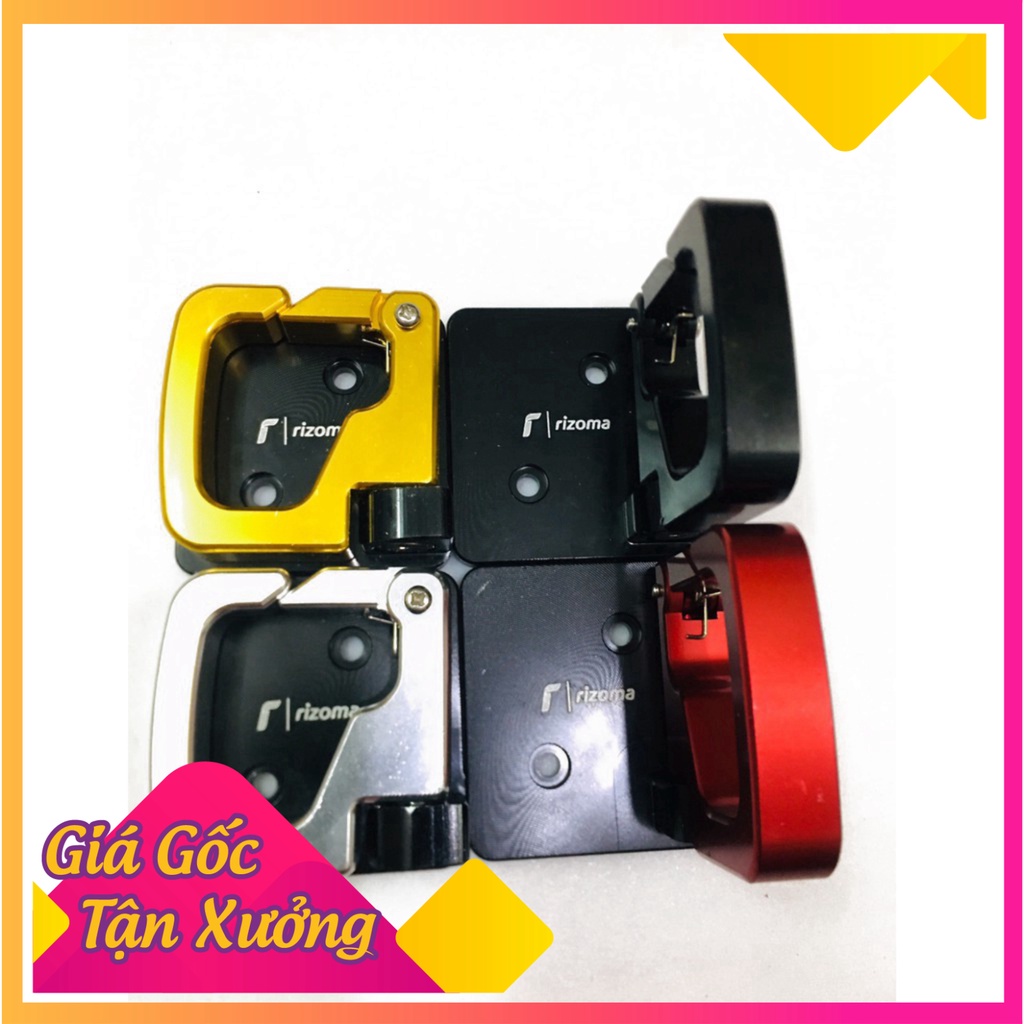 MÓC TREO CNC RIZOMA CAO CẤP DÀNH CHO SH, SH MODE, LEAD (Ảnh Sp thật)