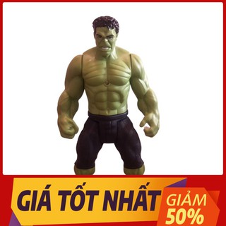 Đồ Chơi Mô Hình HULK Cao 27cm Có Đèn Led Sáng Cử Động Khớp Siêu Cấp