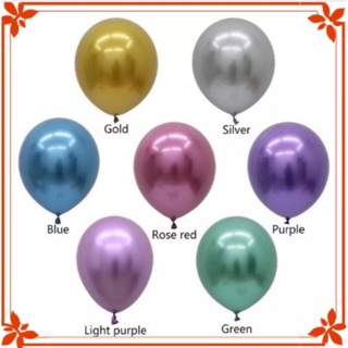 Set 5 bóng tròn siêu nhũ mã Chrome