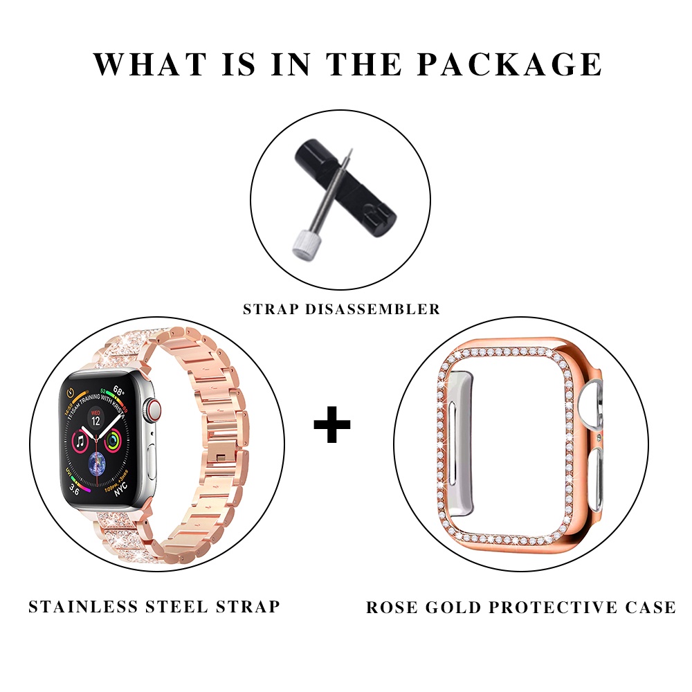 Dây Đeo Và Ốp Bảo Vệ Cho Đồng Hồ Thông Minh Apple Watch series 8 / 7 / SE / 6 / 5 / 4 / 3 / 2 / 1 49mm 41mm 45 mm 44 mm 40 mm 42 mm 38 mm