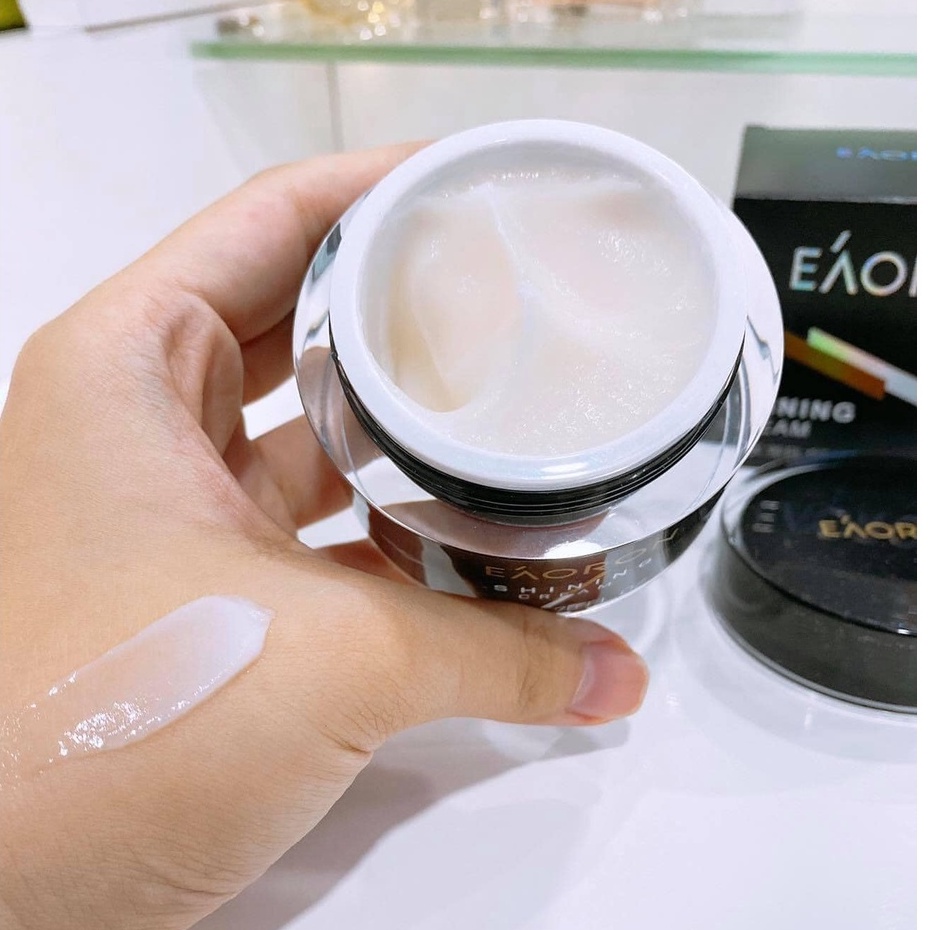 Kem Dưỡng Da Ban Ngày Và Đêm Eaoron - Crystal White Brightening &amp; Shining Cream - 50g