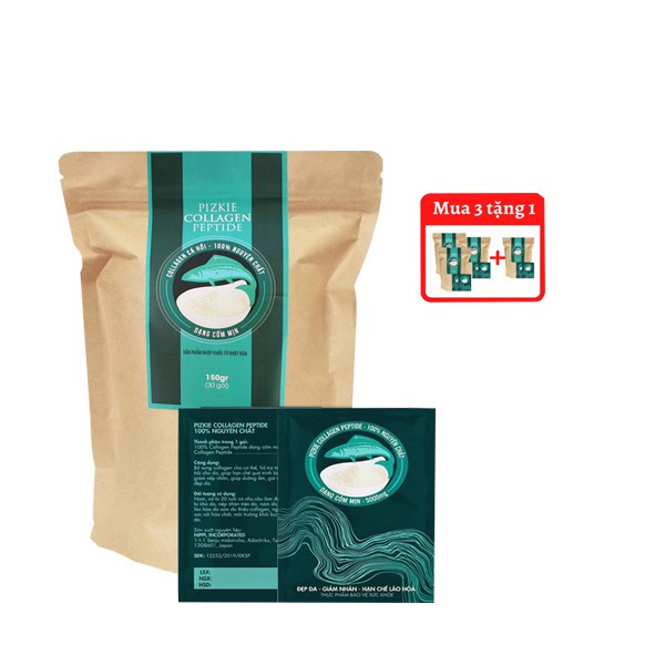 Collagen Cá Hồi - Pizkie Collagen Peptide - 100% chiết xuất từ cá hồi nhập khẩu từ Nhật Bản | BigBuy360 - bigbuy360.vn