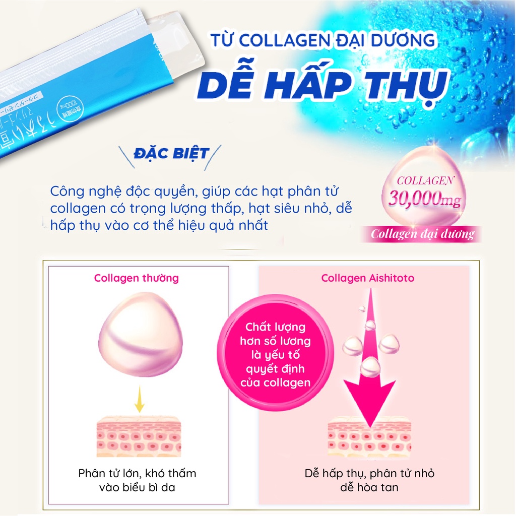 Thạch collagen Jelly Nhật Bản Aishitoto Premium 30.000 mg