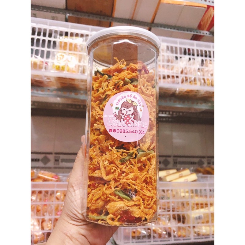 khô gà lá chanh hủ pet 300g | BigBuy360 - bigbuy360.vn