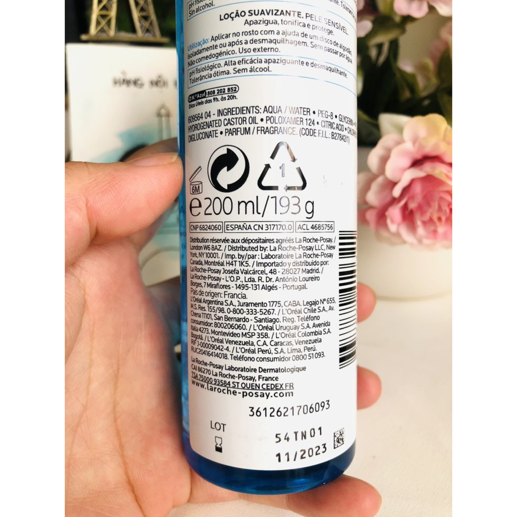 Nước hoa hồng LA ROCHE POSAY LOTION APAISANTE nội địa Pháp 200ml