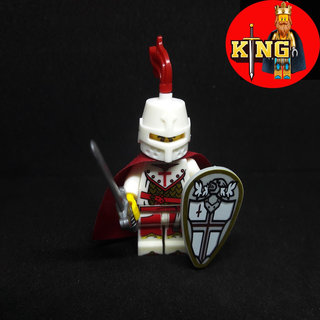 NON-LEGO Lính kiếm mũ 1 khe Kingdom Knight D818