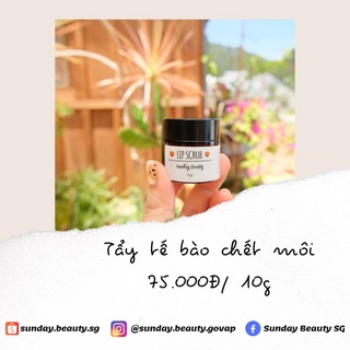 Tẩy da chết môi handmade