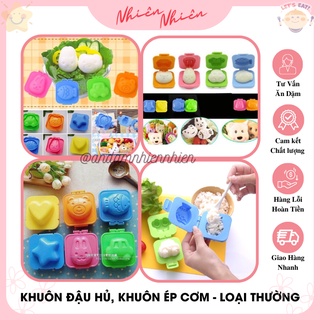 Khuôn cơm, đậu hủ non, ép trứng cho bé