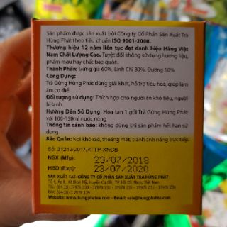 TRÀ GỪNG HÒA TAN HÙNG PHÁT
