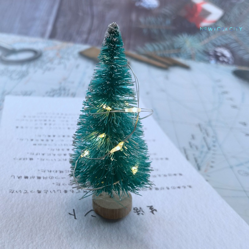 Ny-đồ Chơi Cây Thông Giáng Sinh Nhỏ Gọn Nhẹ Như Thật Trang Trí Cảnh Quan Giáng Sinh Fl