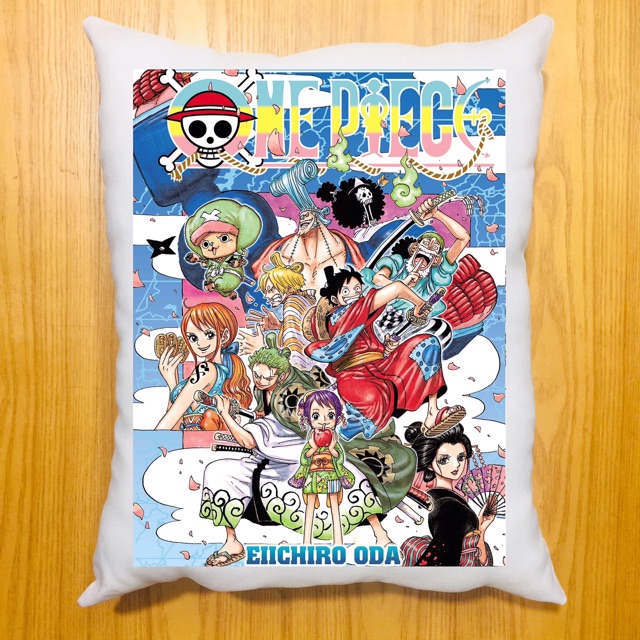 Gối ôm anime onepiece lufy dài 40x50cm