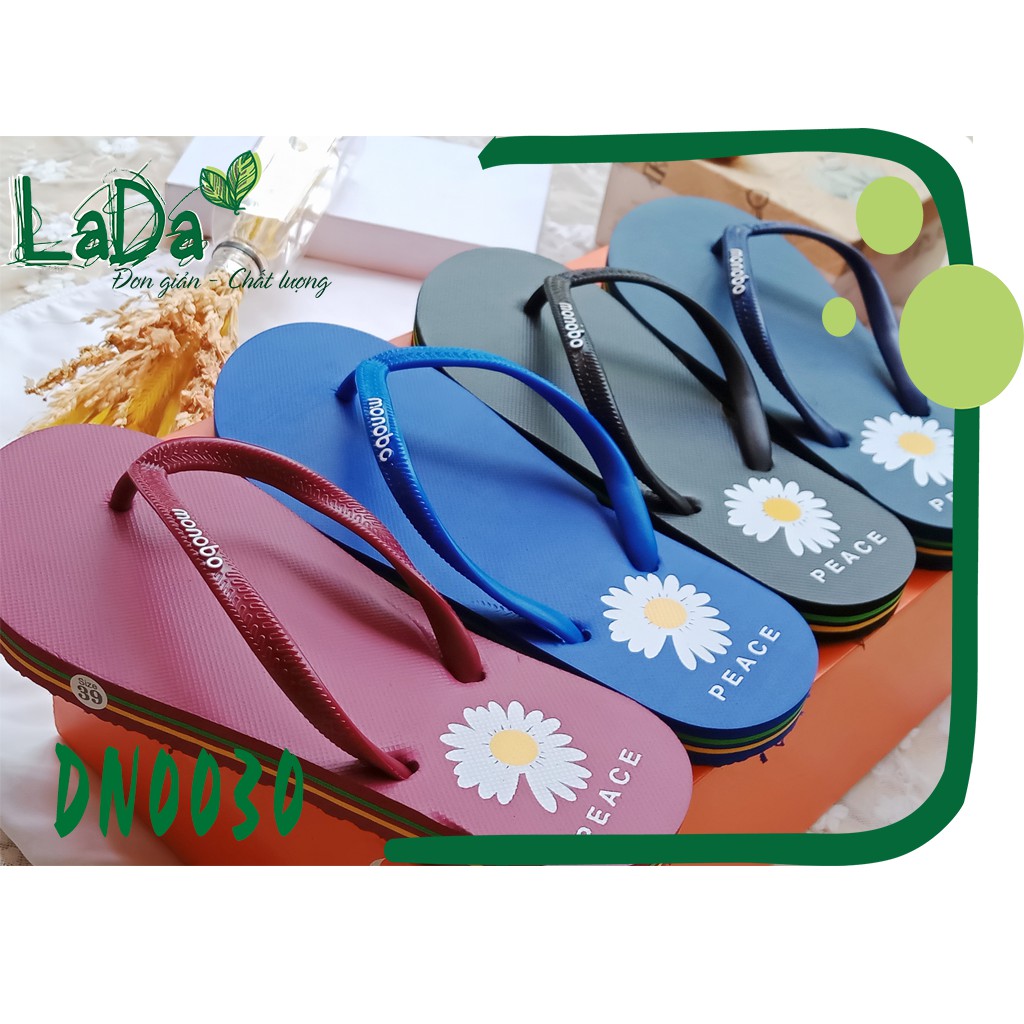 Dép Lào Họa Tiết Hoa Cúc Trắng Nhiều Màu Đơn Giản [DN0030]