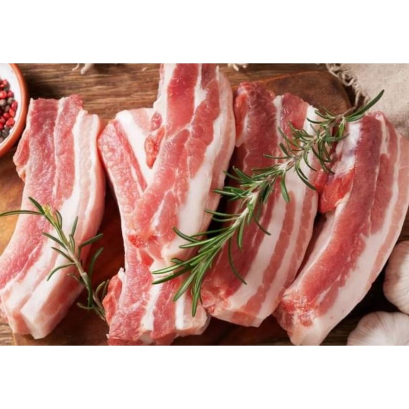 Ba rọi heo rút sườn siêu nạc
