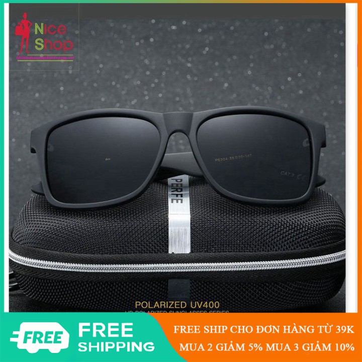 Xả Kho - Mắt kính thời trang cao cấp Perpe gọng vuông chống chói