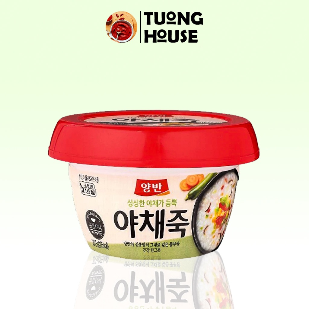 Cháo Tươi YangBan Vị Rau Củ Hàn Quốc Hộp 287.5G