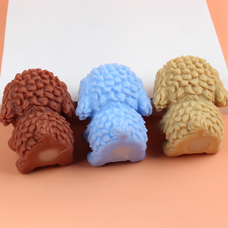 Đồ chơi bóp giảm căng thẳng hình chú chó dễ thương màu sắc ngẫu nhiên