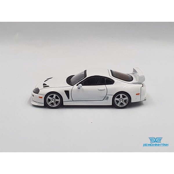 Xe Mô Hình Toyota TRD 3000GT Supra 1:64 MiniGT ( Trắng )