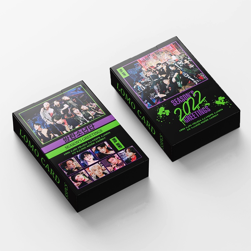 Hộp 54 Ảnh Thẻ Lomo In Hình Nhóm Nhạc BTS Bangtan Boys 2022