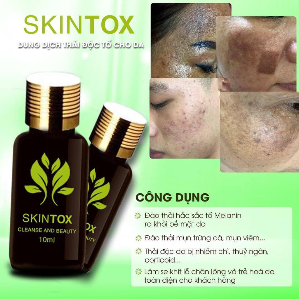Tinh Chất Đào Thải Chân Nám và Trẻ Hoá Da SKINTOX- DIMANLAIER