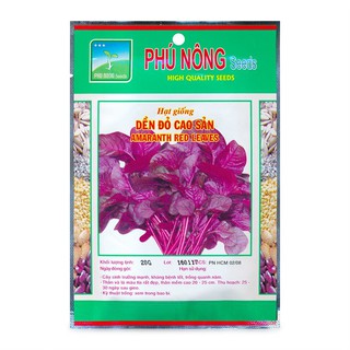 Hạt giống dền đỏ cao sản Phú Nông - 20g