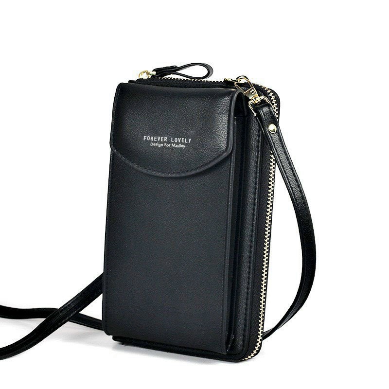 Túi Ví Đeo Chéo Mẫu Mini Dáng Đứng, Để Vừa Điện Thoại Smartphone, Iphone