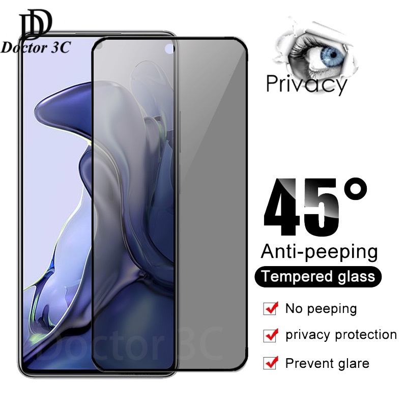 Kính cường lực chống vân tay full màn cho Xiaomi Mi 13 12 12T 11T 10T 9T 11 Lite 9 Pro 4G 5G 2023