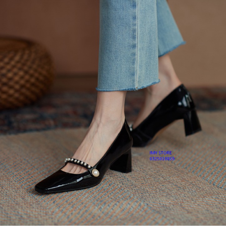 GIÀY CAO GÓT MARY JANE PHONG CÁCH RETRO CỰC HOT